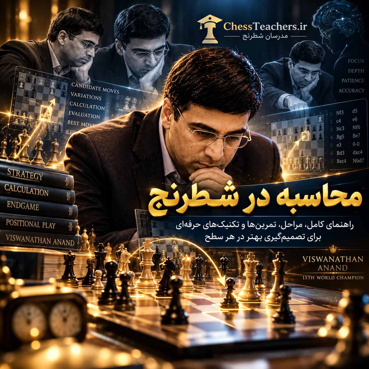 محاسبه در شطرنج؛ روش حرفه‌ای دیدن حرکات کاندیدا و واریانت‌ها