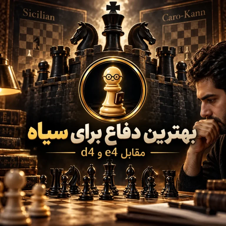 بهترین دفاعهای شطرنج برای سیاه مقابل e4 و d4