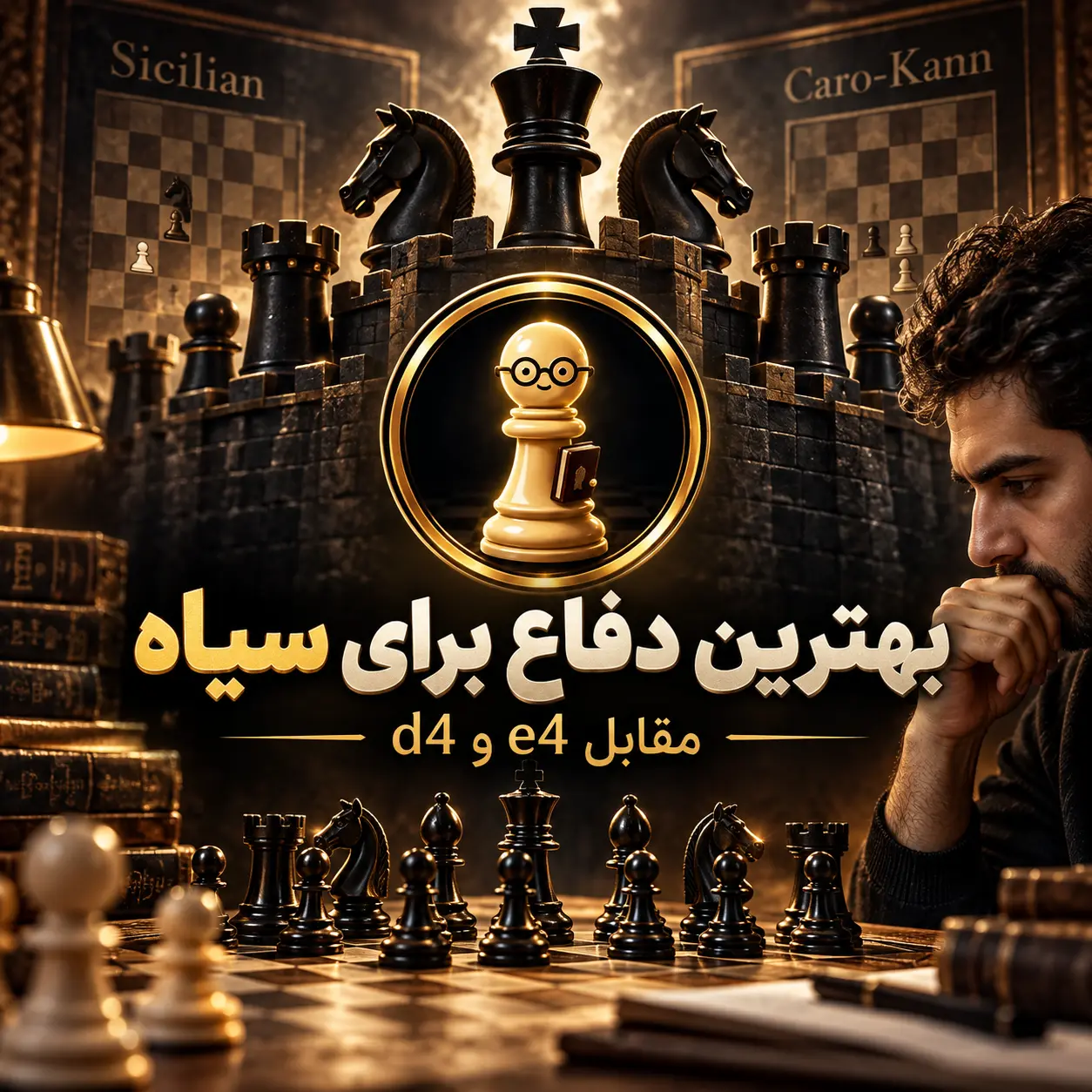 بهترین دفاعهای شطرنج برای سیاه مقابل e4 و d4