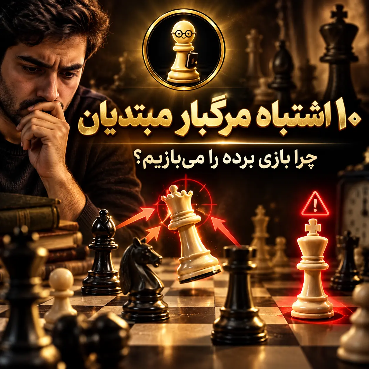 ۱۰ اشتباه شطرنجبازان مبتدی که بازی برده را خراب میکند