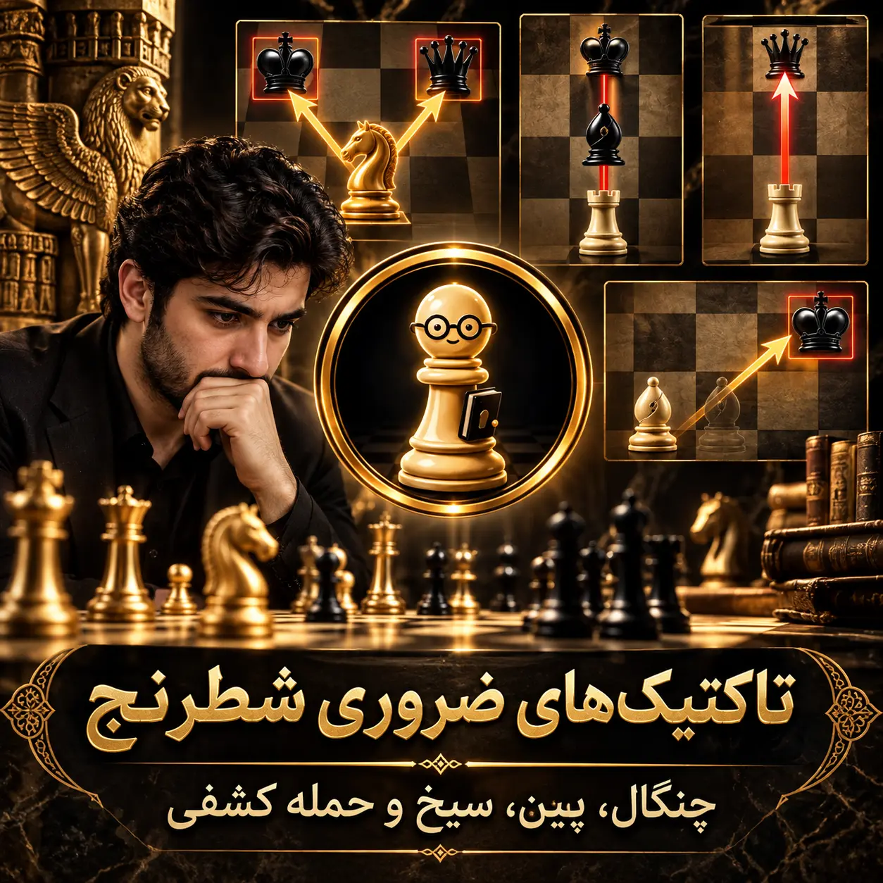 مهم‌ترین تاکتیک‌های شطرنج؛ ۸ الگویی که باید بشناسید